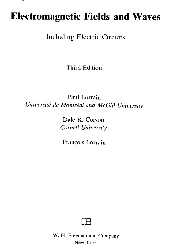 Electromagnetic fields and waves, including electric circuits