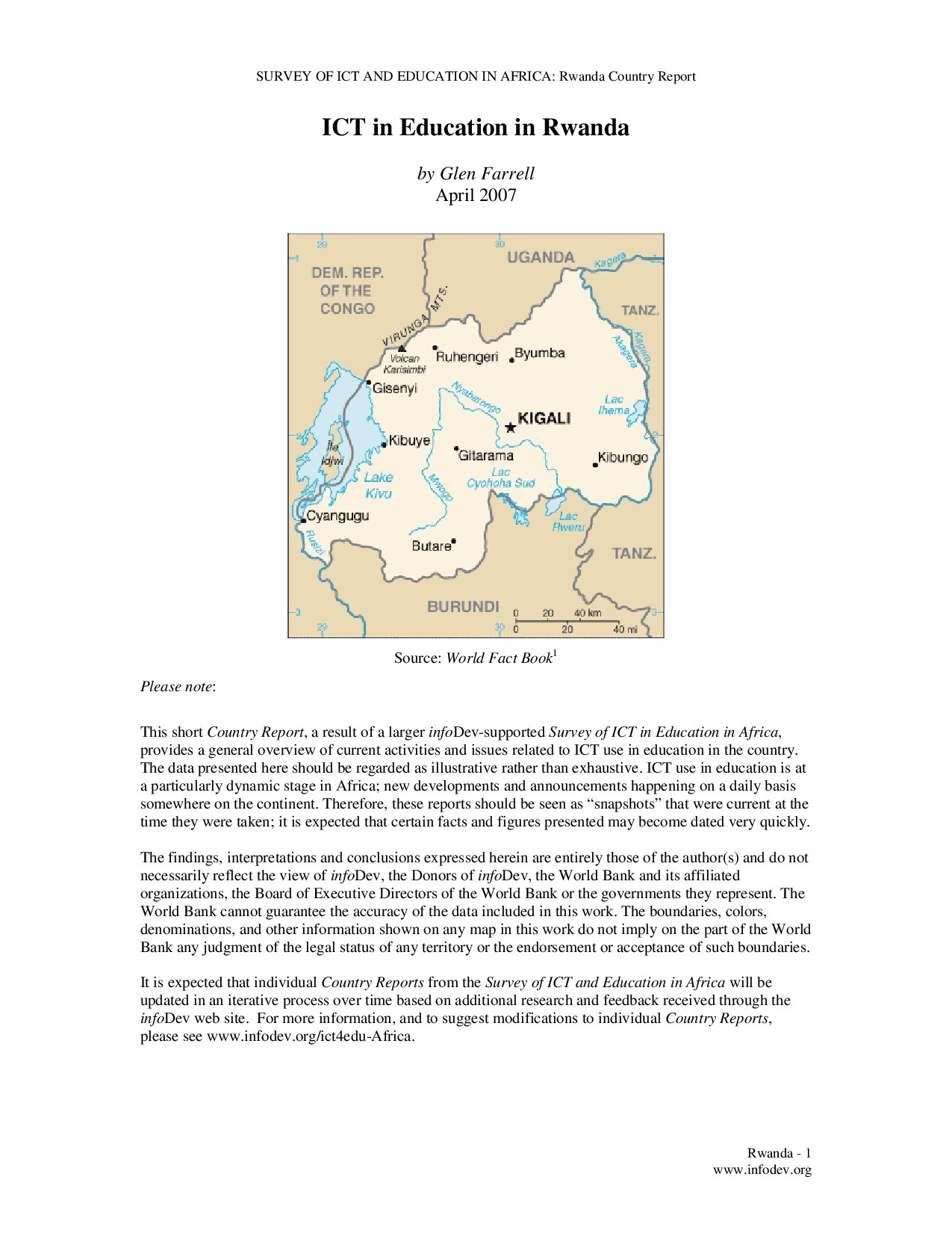 Microsoft Word - Rwanda - ICTed Survey.doc