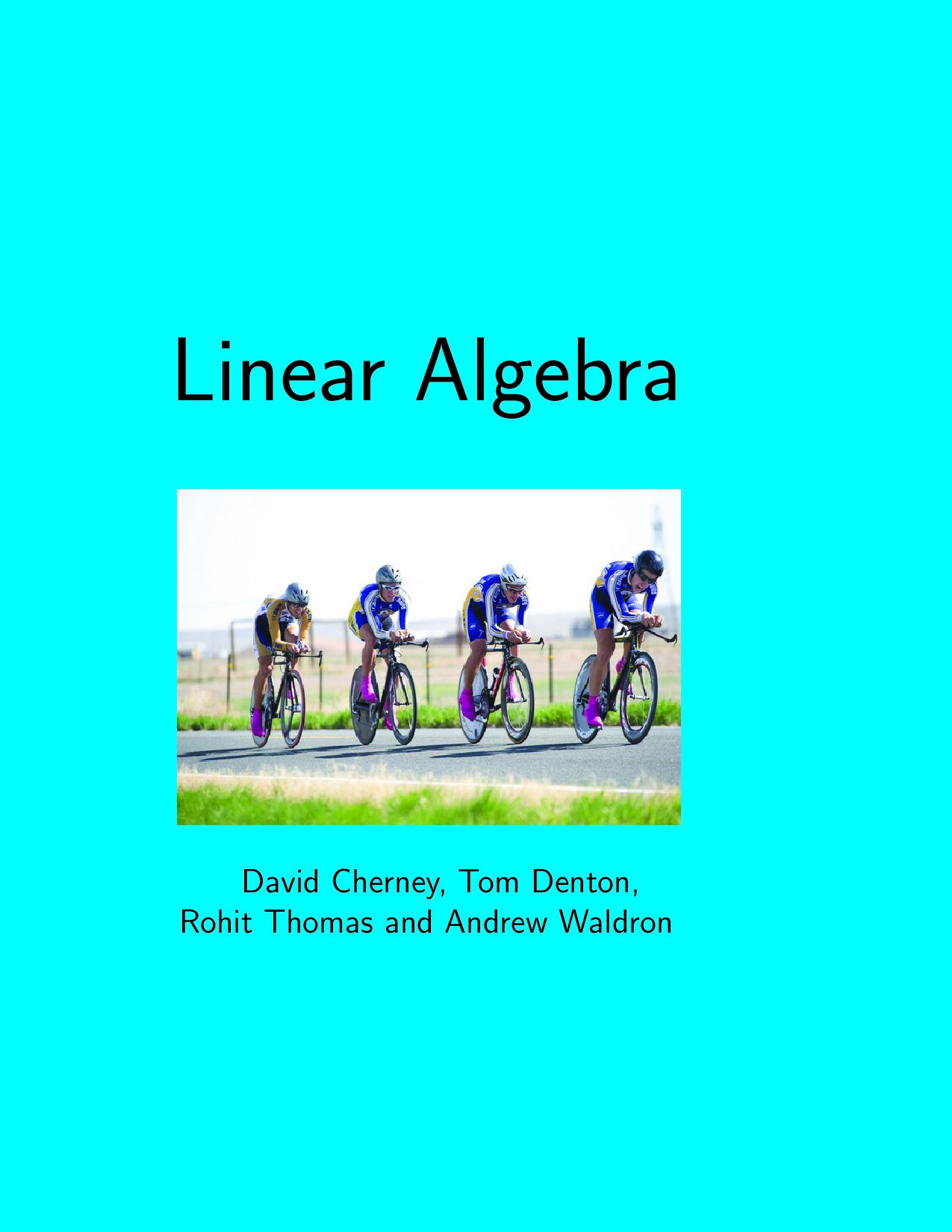 Linear Algebra by David Cherney