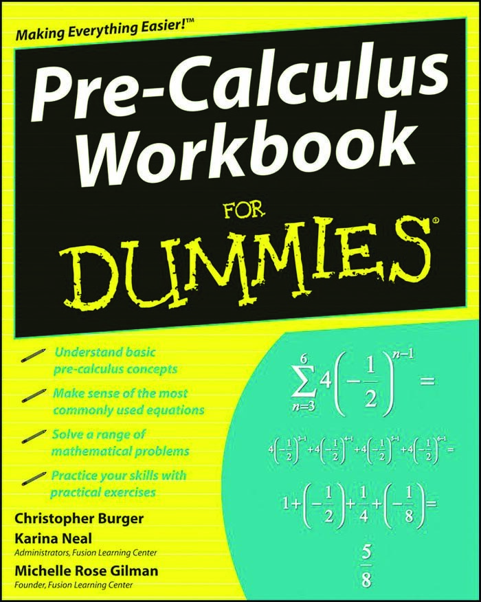 Pre-calculus Workbook for Dummies