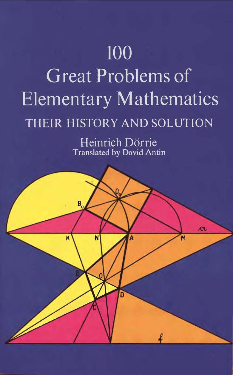 100 great problems of elementary mathematics_ their history and solution