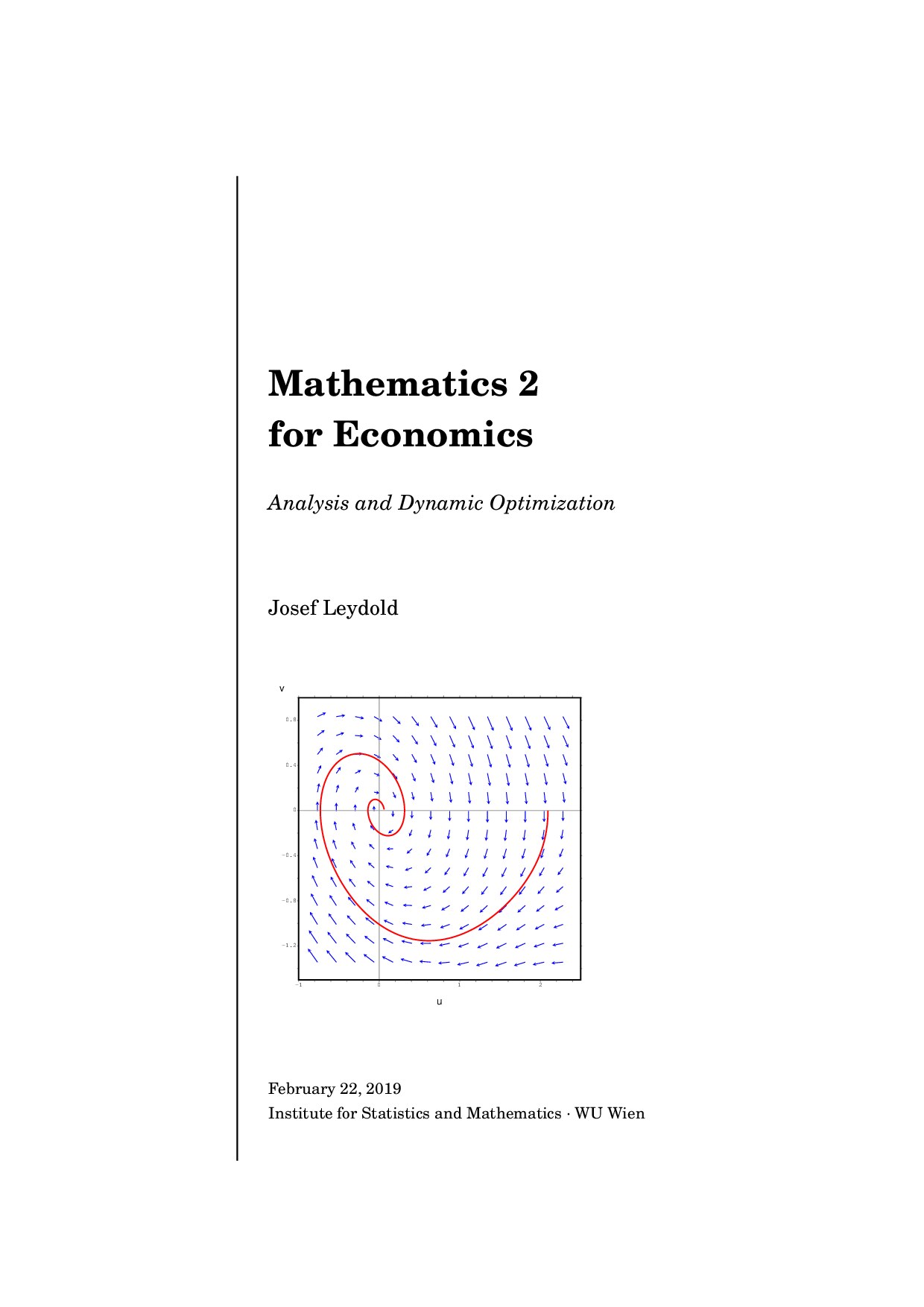 Mathematics 2 for Economics_Analysis and Dynamic Optimization by Josef Leydold
