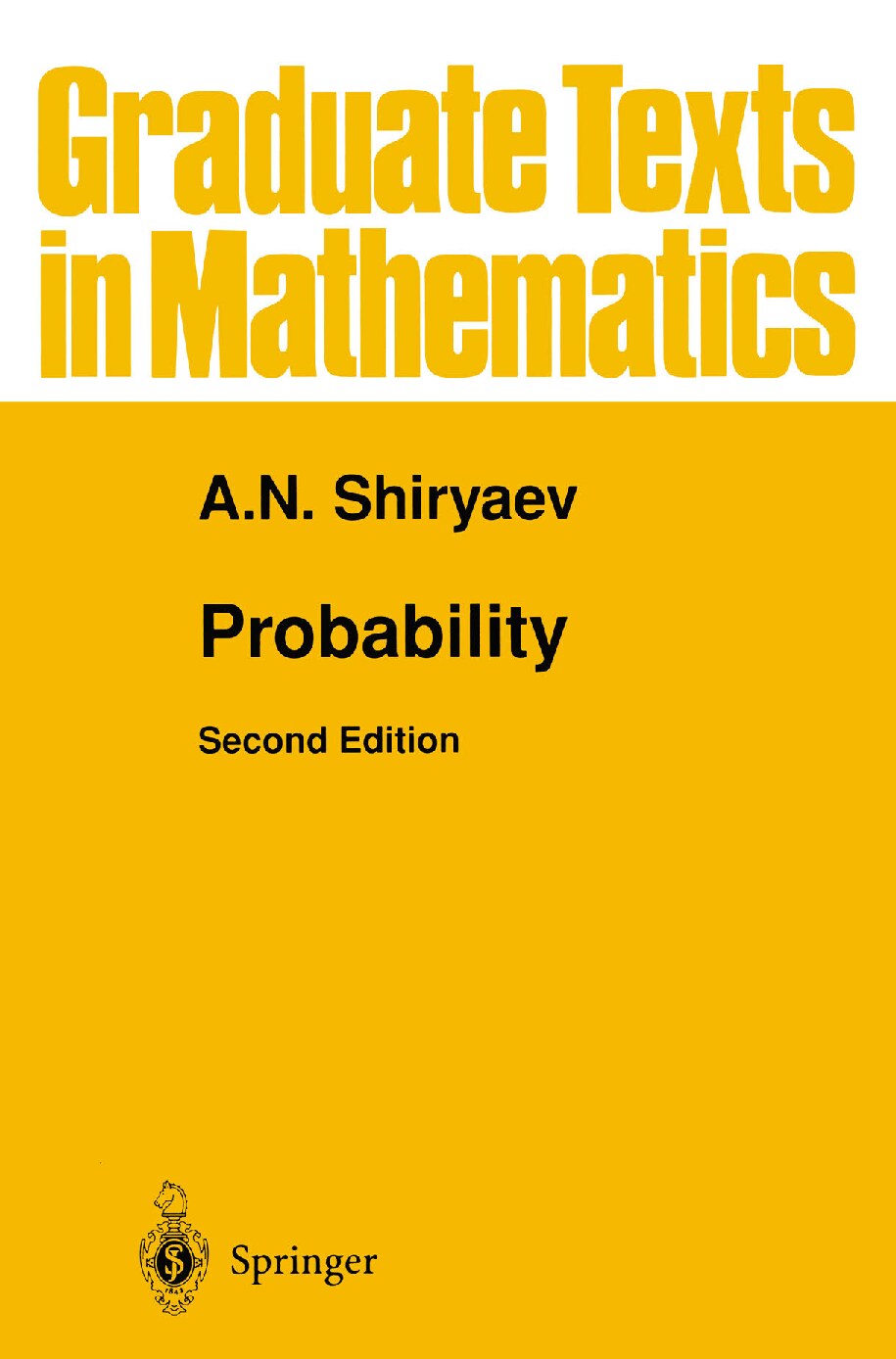 Probability by A. N. Shiryaev