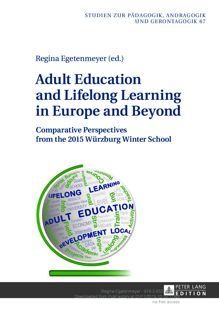 Adult Education and Lifelong Learning in Europe and Beyond: Comparative Perspectives from the 2015 Würzburg Winter School