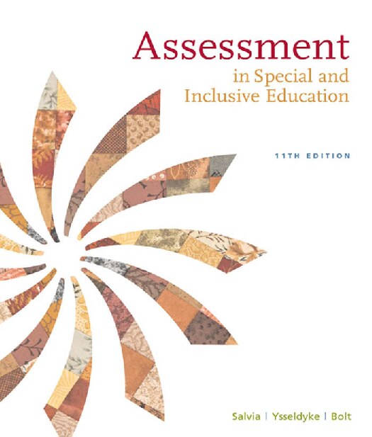 Assessment_ In Special and Inclusive Education ,11th. by John Salvia