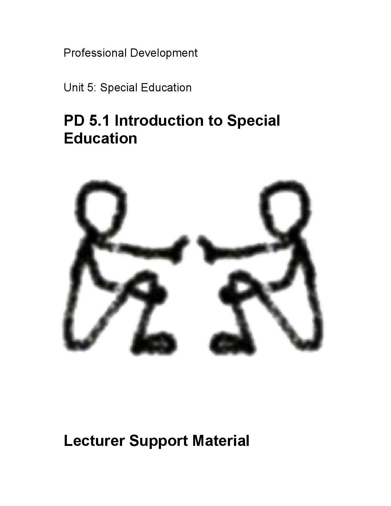 Microsoft Word - PDSE 5.1 Introduction to Special Education Lecturer.doc